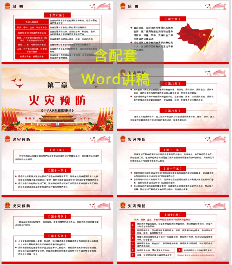 学习解读中华人民共和国消防法课件ppt