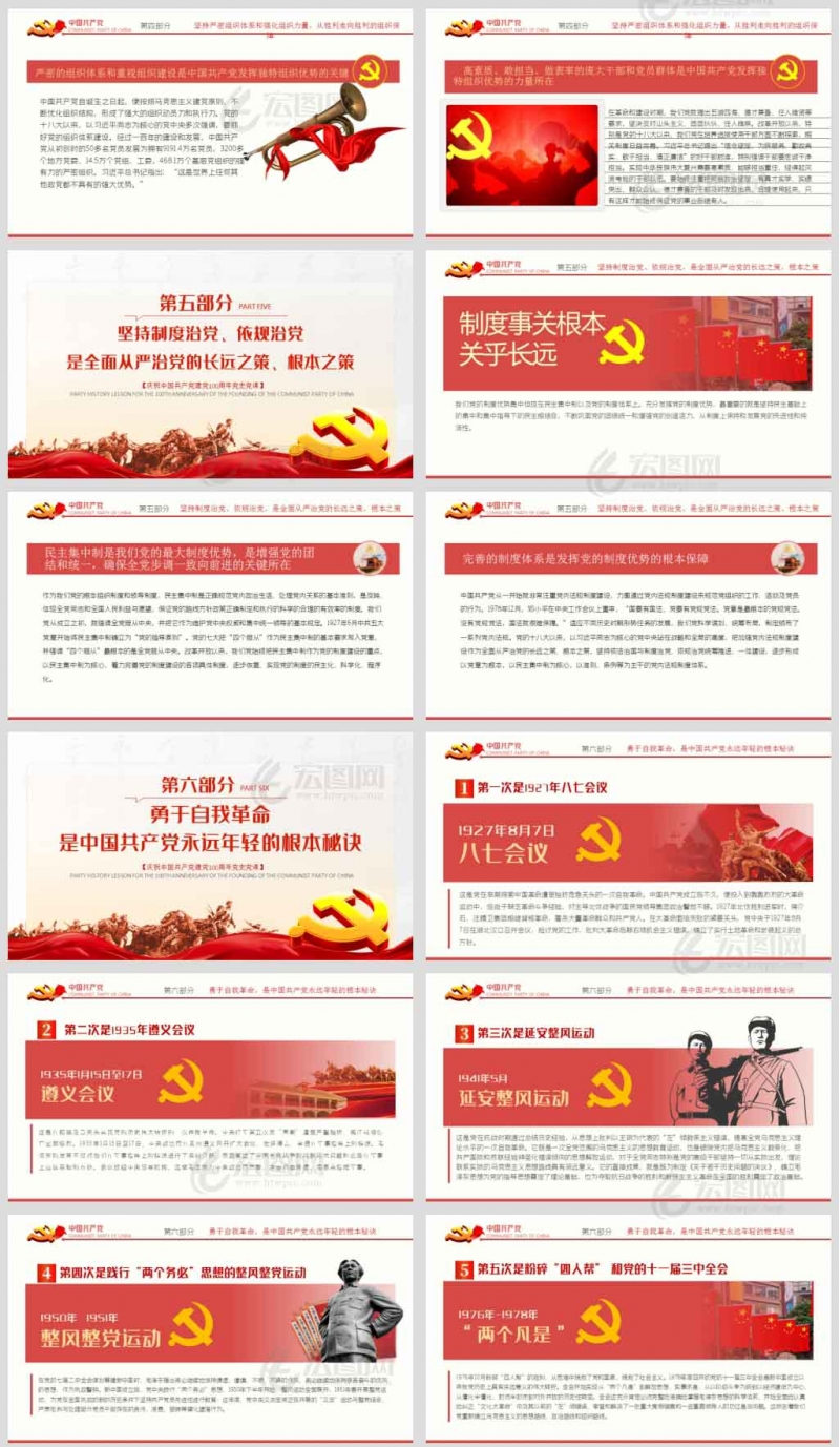 学习党的百年光辉历史专题党课中国共共产党的独特优势党课学习PPT